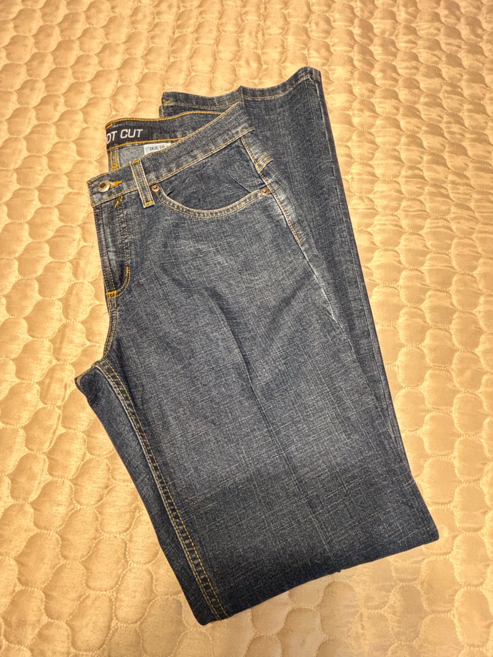 Cruel Girl Boot Cut Jeans Dark Wash Classic Western Denim 7L